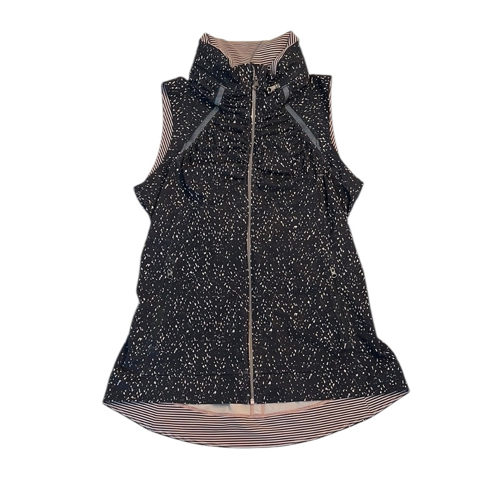 lululemon athletica Black and White Speckled Vest